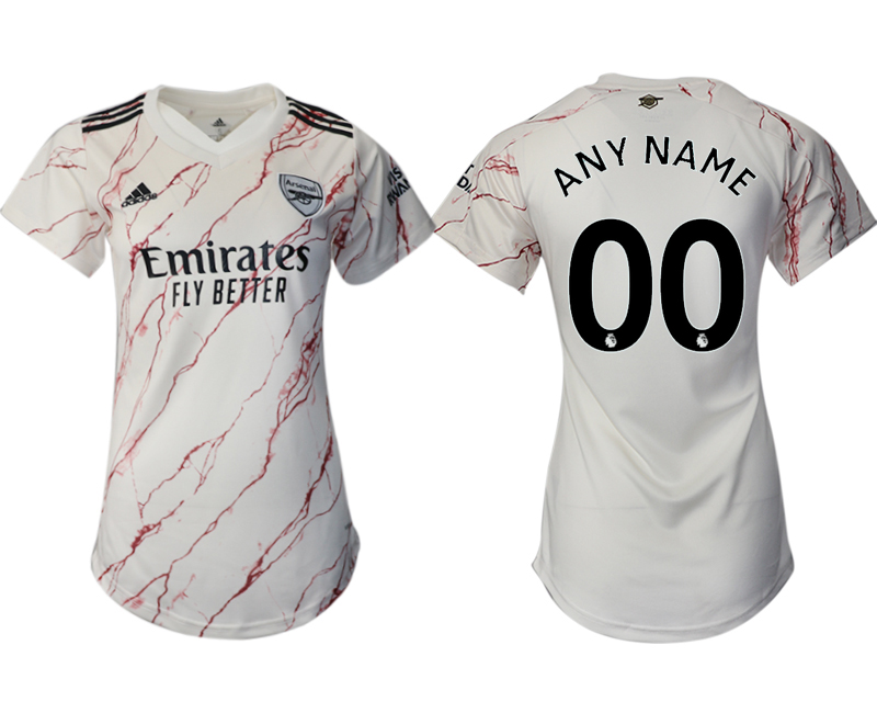 2021 Men Arsenal away aaa version womens custom soccer jerseys->arsenal jersey->Soccer Club Jersey
